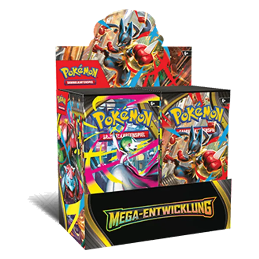 Pokemon Mega-Entwicklung Display di buste tedesco