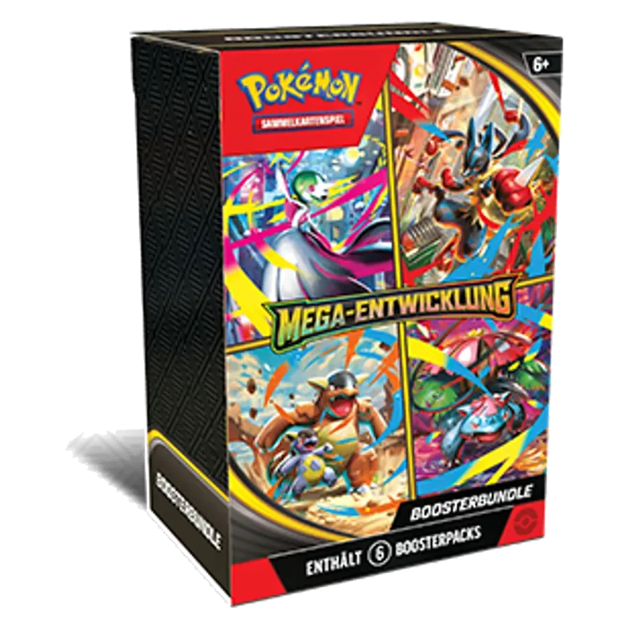 Gioco di Carte Collezionabili Pokémon: Bundle di buste Mega-Entwicklung